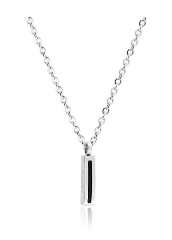 ROCHET JEWELLERY CABESTAN BLACK STEEL PENDANT NECKLACE ZJ P062381