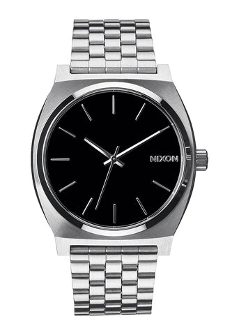 NIXON TIME TELLER SILVER BLACK SUNRAY DIAL A045 000-00