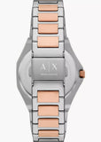 ARMANI EXCHANGE ANDREA TWO-TONE ROSE GOLD STAINLESS STEEL AX4607
