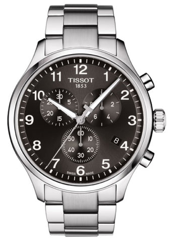TISSOT SWISS GENTS CHRONOGRAPH XL CLASSIC GUNMETAL DIAL T116-617-11-057-01