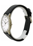 BOCCIA GENTS TITANIUM BLACK LEATHER STRAP 3618-01