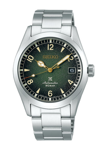 SEIKO PROSPEX  ALPINIST AUTOMATIC GREEN DIAL STAINLESS STEEL SPB155J