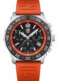 LUMINOX PACIFIC DIVER BLACK DIAL CHRONOGRAPH ORANGE BAND XS.3149