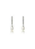 GEORGINI OCEANS BONDI FRESHWATER PEARL SILVER EARRINGS IE1110W