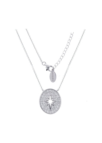 GEORGINI A CHRISTMAS JOURNEY FOLLOW THE STAR PENDANT SILVER IP891W