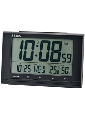 SEIKO DIGITAL ALARM CLOCK BLACK QHL090-K