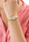 CITIZEN LADIES ECO-DRIVE GOLD BRACELET EW1262-55P
