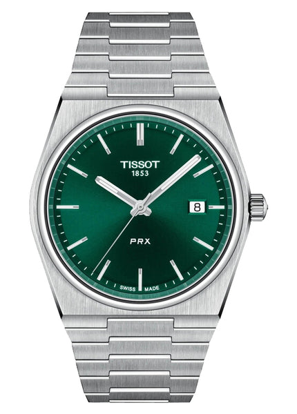 T137 410 11 091 00 TISSOT SWISS PRX T CLASSIC GREEN DIAL STAINLESS