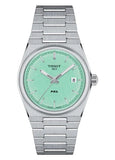 TISSOT SWISS PRX T CLASSIC 35MM LIGHT GREEN DIAL STAINLESS T137-210-11-091-00