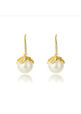 GEORGINI OCEANS PALM COVE FRESHWATER PEARL EARRINGS GOLD IE1111G