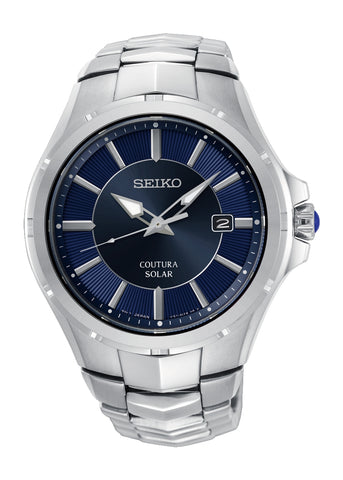 SEIKO GENTS COUTURA SPORTS SOLAR STAINLESS STEEL BRACELET SNE511P