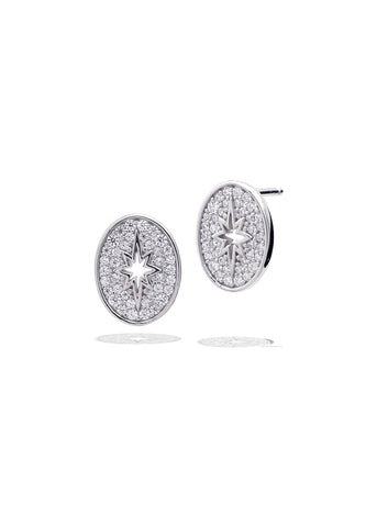 GEORGINI A CHRISTMAS JOURNEY FOLLOW THE STAR EARRINGS SILVER IE1097W
