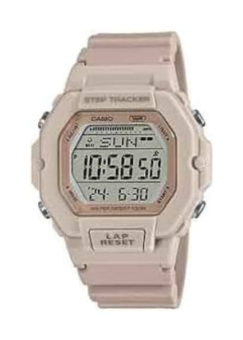 CASIO DIGITAL STEP TRACKER SOFT LATTE RESIN BAND LWS2200H-4A