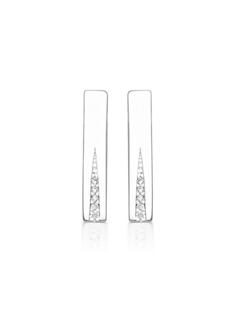 GEORGINI THE LAYERED EDIT GILDED EARRINGS SILVER IE1001W