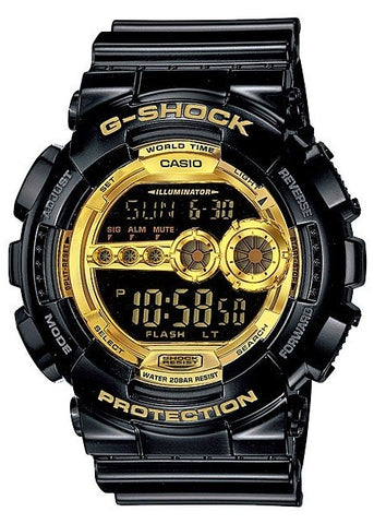 CASIO G SHOCK DIGITAL GOLD FACE GD100GB-1D