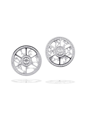 GEORGINI A CHRSITMAS JOURNEY NIGHT SKY EARRINGS SILVER IE1103