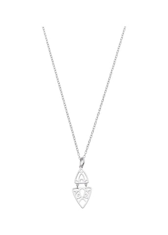 PASTICHE RHEA RHODIUM PLATED STERLING SILVER NECKLACE J1081_42