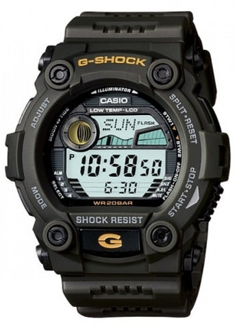 CASIO G-SHOCK WATCH DIGITAL DARK GREEN RESIN BAND G7900-3D