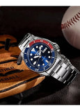 SEIKO 5 SPORTS AUTOMATIC BLUE / RED DIAL STAINLESS STEEL SRPD53K
