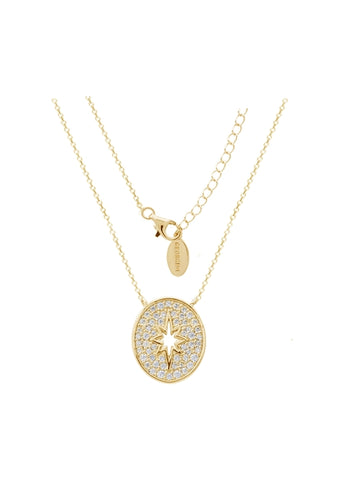 GEORGINI A CHRISTMAS JOURNEY FOLLOW THE STAR PENDANT GOLD IP981G