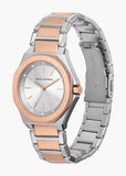 ARMANI EXCHANGE ANDREA TWO-TONE ROSE GOLD STAINLESS STEEL AX4607