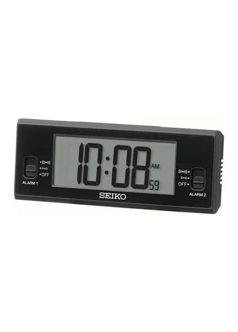 SEIKO DIGITAL ALARM CLOCK BLACK QHL093-K