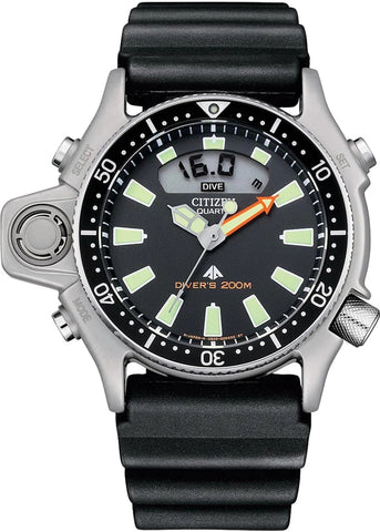 CITIZEN GENTS QUARTZ PROMASTER SEA DIVERS RUBBER BAND JP2000-08E