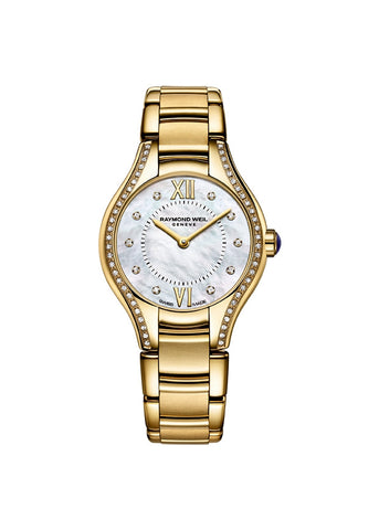 RAYMOND WEIL NOEMIA LADIES 62 DIAMONDS GOLD 5124-PS-00985