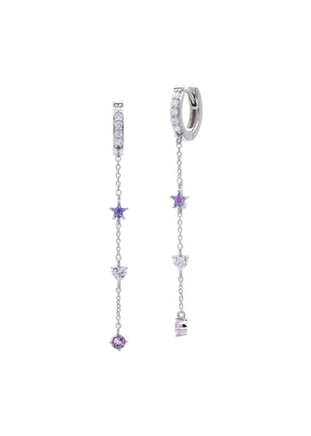 GEORGINI A CHRISTMAS JOURNEY CLARA EARRINGS MIX SILVER IE1096MX