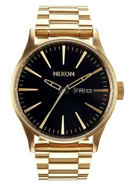 Nixon gold shop black