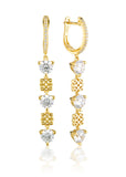 GEORGINI SIGNATURE HISTORY EARRINGS GOLD IE1089G