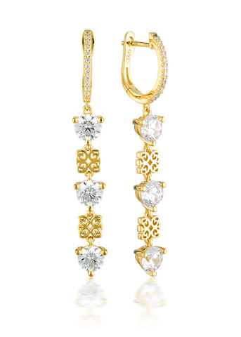 GEORGINI SIGNATURE HISTORY EARRINGS GOLD IE1089G