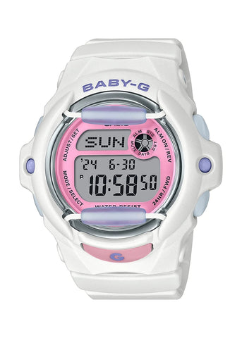 CASIO BABY-G DIGITAL PLAYFUL BEACH COLLECTION WHITE RESIN BG169PB-7D