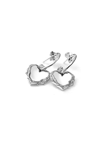 STOLEN GIRLFRIENDS CLUB ENTWINED HEART SLEEPER EARRINGS JWL24-HB-1