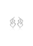 GEORGINI RED CARPET ARIA EARRINGS SILVER IE1084W