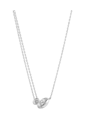 ANIA HAIE TAKING SHAPE SILVER TWISTED WAVE MINI DROP PENDANT N050-03H