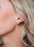 GEORGINI ICONIC BRIDAL PENELOPE EARRING GOLD IE981G