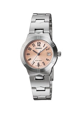 CASIO LADIES ANALOGUE WATCH STAINLESS STEEL BRACELET LTP1241D-4A
