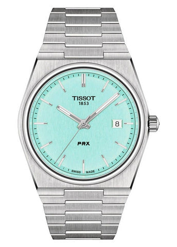 TISSOT SWISS PRX T CLASSIC LIGHT GREEN DIAL STAINLESS STEEL T137-410-11-091-01