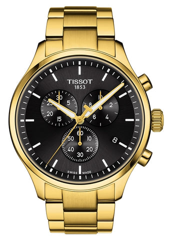 TISSOT SWISS GENTS XL CHRONOGRAPH GOLD CASE & BRACELET T116-617-33-051-00