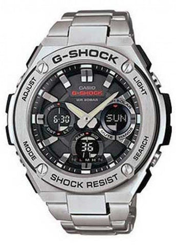 CASIO G-SHOCK G-STEEL STAINLESS STEEL BRACELET GSTS110D-1A