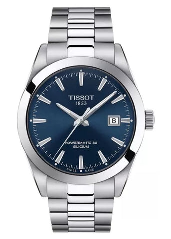 TISSOT SWISS GENTS GENTLEMAN POWERMATC 80 SILICIUM T-CLASSIC T127-407-11-041-00