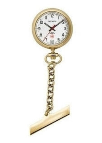 OLYMPIC NURSES WATCH YELLOW GOLD 83005