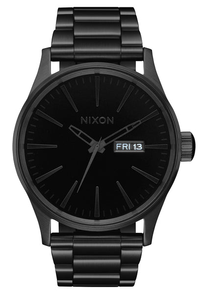 A356 1147 00 NIXON SENTRY SS ALL BLACK BLACK Goldsack Co