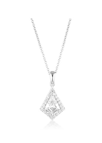 GEORGINI ROCK STAR SHEILD SILVER PENDANT IP842W