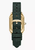 EMPORIO ARMANI GIOIA GREEN DIAL GOLD CASE GREEN LEATHER AR11399