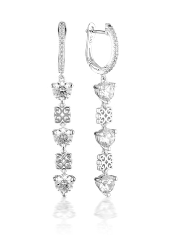 GEORGINI SIGNATURE HISTORY EARRINGS SILVER IE1089W