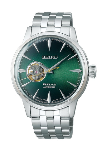 SEIKO PRESAGE AUTOMATIC GREEN DIAL STAINLESS STEEL SSA441J