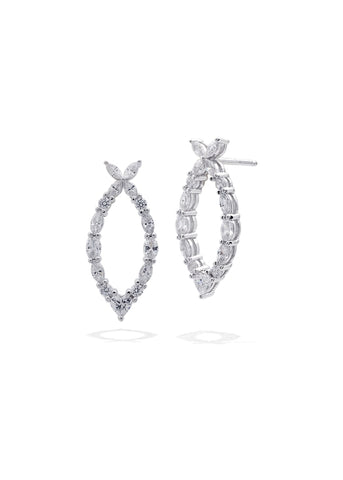 GEORGINI A CHRISTMAS JOURNEY YULE EARRINGS SILVER IE1099W