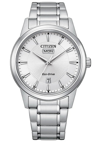CITIZEN GENTS ECO-DRIVE STAINLESS STEEL BRACELET AW0100-86A